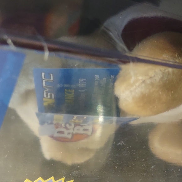 NEW SEALED LIMITED EDITION NSYNC LANCE BASS NO STINGS ATTACHED BEAR NUMBER 2007 - Picture 10 of 11